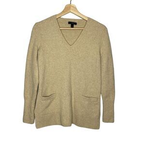 J. Crew Wool Blend Pullover Sweater, Beige Size XS